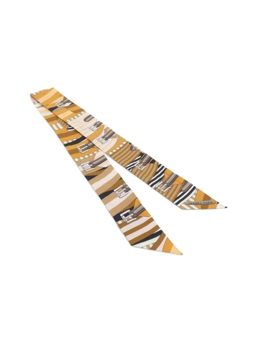 Hermes Sangles Scarf Brown